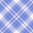 © SolaruS - Shirt textile check vector, installing plaid background tartan. Quiet pattern seamless fabric texture in blue and sea shell colors.