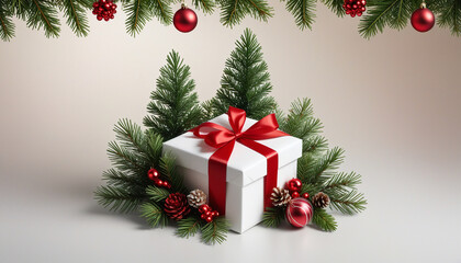 Wall Mural - Background for Christmas greetings