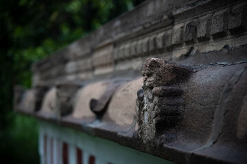 Wall Mural - One of the Beautiful Sculpture is in the Temple.