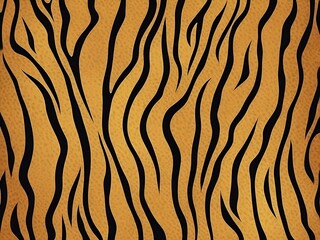 Wall Mural - Tiger skin print wallpaper motif background