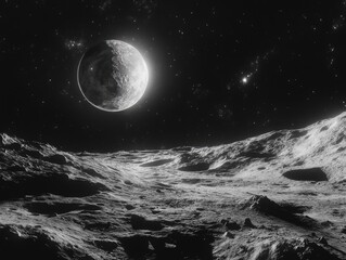 Wall Mural - Moon in Sky