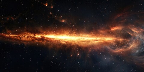 Wall Mural - Galaxy with central star