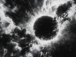 Wall Mural - black hole image