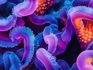 Canvas Print - Group of jellyfish