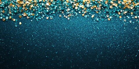 Wall Mural - Grainy green teal blue yellow abstract background retro summer noise texture effect header backdrop summer design, Generative AI