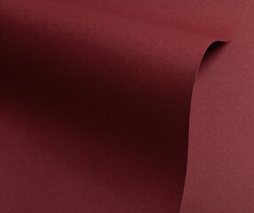 Poster - Elegant paper texture with a wavy gradient in deep marsala and brick red hues. Featuring a matte, grainy finish and rich tones, perfect for luxury design and modern aesthetics.