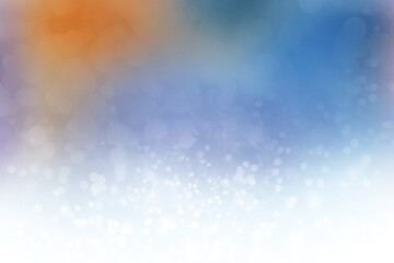 abstract orange blue blurred background