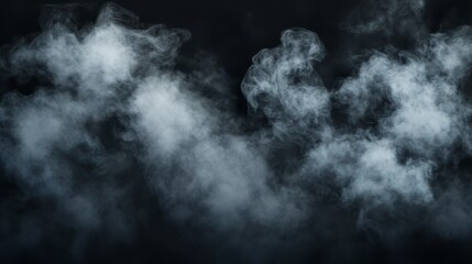 Wall Mural - Mysterious Smoke Abstract Background. Dramatic and Elegant Misty Effect