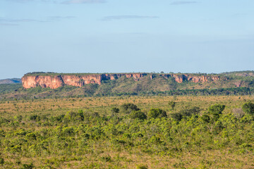 Wall Mural - Landscape of Jalapao State Park from Pedra Furada (Holed Stone) - Tocantins, Brazil