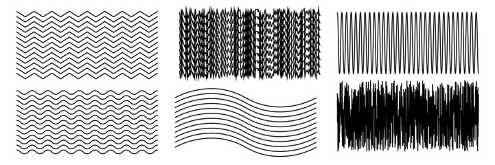 Wall Mural - Set of pattern texture with crosshatch hand drawn line. Organic scribble shape drawing with pencil. Contemporary vector