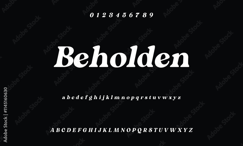 Slick Letters Classic serif font alphabet letters fancy gentle typographic design ...
