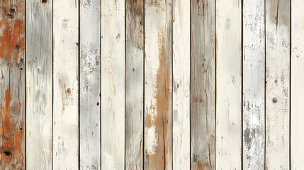 Wall Mural - Weathered wooden surface with intricate natural patterns and distressed cracks, showcasing age and wear, perfect for adding rustic charm to any design composition. Lichenous. Illustration