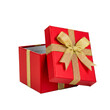 © Hendra - gift box opened with ribbon isolated on transparent png