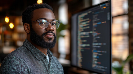 dynamic visual of modern web design and development, showcasing innovative coding technologies in action. The image symbolizes the chaos and creativity driving the future of digital solutions