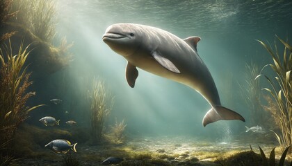 the yangtze finless porpoise, a freshwater cetacean endemic to china's yangtze river, is a toothed w