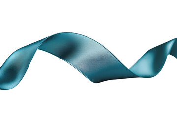 Wall Mural - a blue ribbon is shown in the image