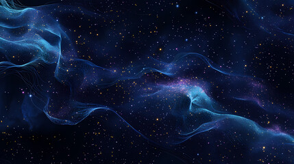 Wall Mural - highlighted starry constellations