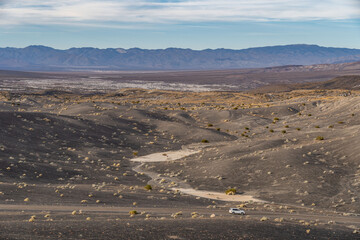 Wall Mural - Ubehebe Craters / maar and tuff ring, volcanic. Death Valley National Park, California. Mojave Desert / Basin and Range Province.