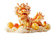 © EmBaSy - Golden dragon representing fortune indoor decor art