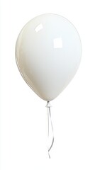 Wall Mural - white balloon on white background. white ballon. Ballon