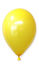 Wall Mural - yellow balloon on white background. yellow ballon. Ballon