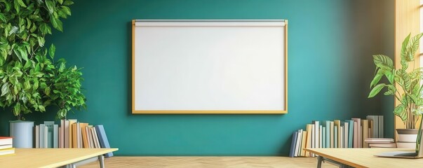 Lesson framework flat design front view online learning theme animation vivid