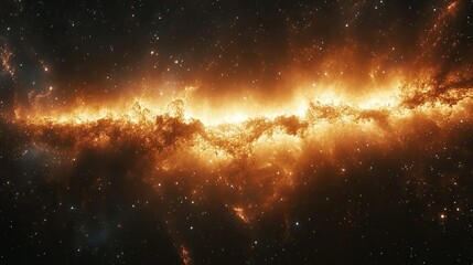 Wall Mural - A black hole distorts space and stars, a dark galaxy background for adventure and exploration, a wallpaper design showcasing the power and mystery of the cosmos.