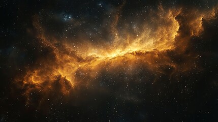 Wall Mural - a black hole pulls in gas and dust, a dark universe background for adventure and exploration, a wall