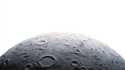 Wall Mural - A close up of a planet with a lot of craters on it