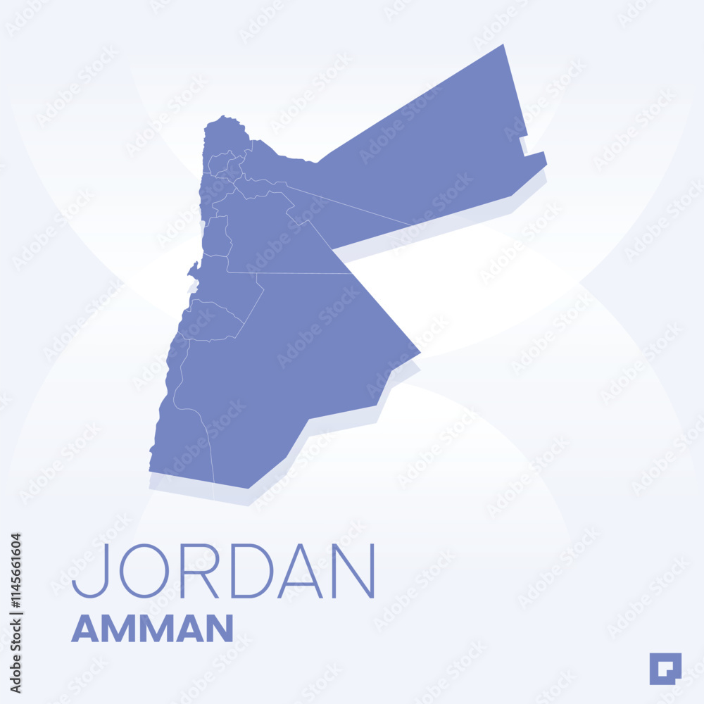 Jordan vector map, Vector map of Jordan, editable eps, AI files, Vector ...