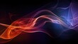 © Holo Frame - vibrant abstract smoke waves in red blue and purple tones on a dark background creating a dynamic and mystical atmosphere
