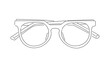 © barnawi - line art of eyeglasses illustration
