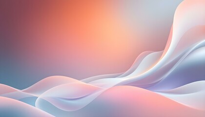 Leinwandbilder - An abstract design featuring flowing orange waves on a dark background, ideal for backgrounds or graphic projects. Vibrant teal, orange smooth flowing waves abstract background design