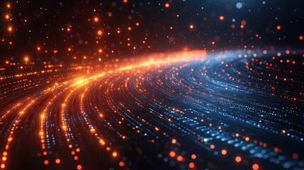 Wall Mural - abstract technology, cyber or futuristic wallpaper with software, metaverse or cloud computing, boke