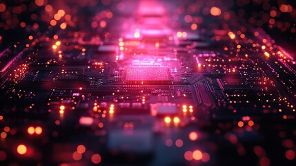 Wall Mural - abstract technology, internet, speed as background, futuristic wallpaper, metaverse, cloud computing