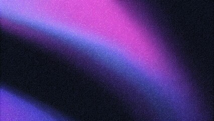 Aufkleber - Dark purple blue black abstract grainy background, glowing vibrant color gradient shape, noise texture poster header banner cover design. Abstract blurred dark gradient background. Abstract blurred