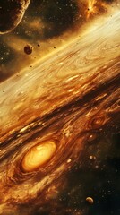 Wall Mural - abstract pattern from space background. space background. ultra realistic. photorealistic
