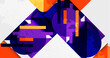 © antishock - Grainy texture geometric abstract background. Vector Illustration For Wallpaper, Banner, Background, Card, Book Illustration, landing page