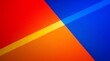 © Michaelyo - Abstract Color Block Design: Bold Red, Orange, Blue, and Yellow