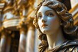 © Vii - A detailed view of a female statue with intricate details and facial expression