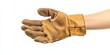 © Nijat - Hand holding a pair of construction gloves isolated against a white background, showcasing the gloves design and functionality for various building and renovation tasks. Construction gloves are