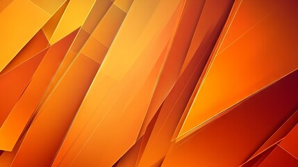 Wall Mural - vibrant burnt orange autumn background design featuring intricate lines and angles for seasonal grap