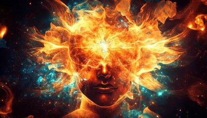 Wall Mural - Bridging Spirituality and Technology: The Generative AI Perspective