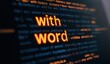 © Satisgitfied - Text on Screen Highlighting Word with Glowing Letters Effect
