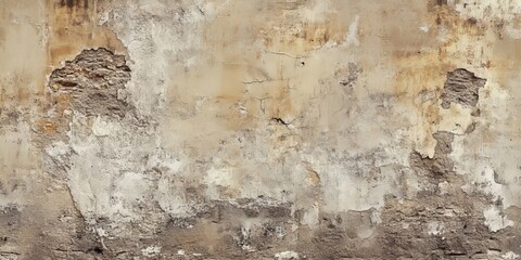Leinwandbilder - Textured grunge vintage brown cement wall showcases a unique background ideal for various creative projects. The brown cement wall texture adds a rustic element to any design.