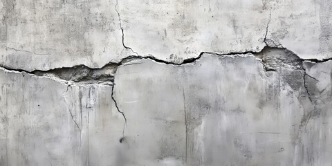 Aufkleber - Cement crack wall texture offers a detailed perspective on the rugged beauty of cement surfaces. This cement crack wall texture captures the essence of wear and age in structural designs.