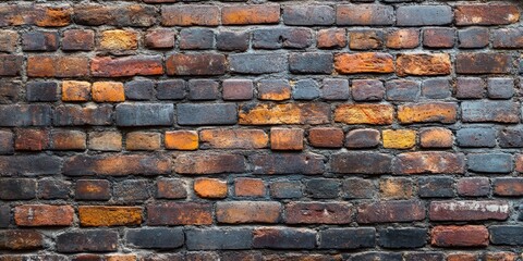 Aufkleber - Bricks form a textured wall backdrop, creating an interesting visual contrast. The bricks in the wall enhance the overall aesthetic with their unique patterns and earthy tones.