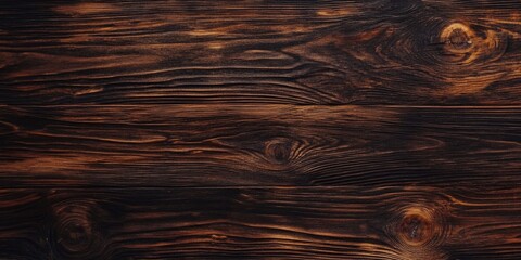 Fototapete - Dark brown wooden texture background, showcasing rich tones and intricate natural patterns. This dark brown texture adds a warm, rustic feel, perfect for various design projects.