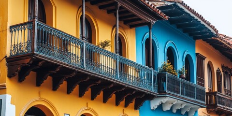 Poster - The architecture of the historic town showcases stunning design elements, highlighted through the VSCO process, emphasizing the beauty of architecture in unique and artistic ways.