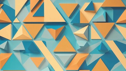 Wall Mural - abstract geometric background